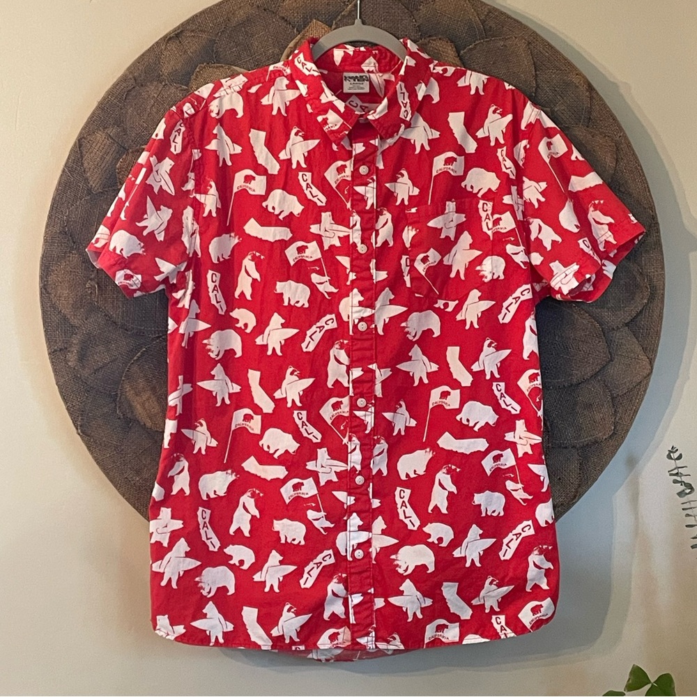 Hang Ten California Bear After Surf Shirt